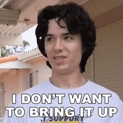 I Dont Want To Bring It Up Benjamin Spande GIF - I Dont Want To Bring It Up Benjamin Spande Lofe GIFs