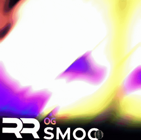 a colorful background with the words rr smog written on it