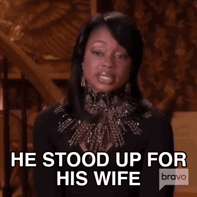 He Stood Up For His Wife Real Housewives Of Atlanta GIF - He Stood Up For His Wife Real Housewives Of Atlanta Loyal Husband GIFs