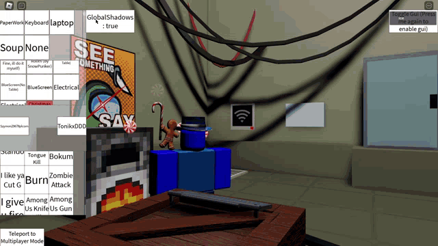 a screenshot of a video game called see something