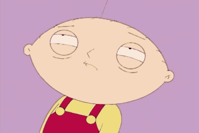 a cartoon character named stewie from family guy