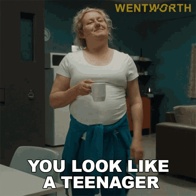 You Look Like A Teenager Liz Birdsworth GIF - You Look Like A Teenager Liz Birdsworth Wentworth GIFs