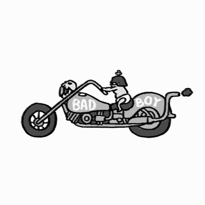 a black and white cartoon of a naked man wearing a helmet and a tattoo .