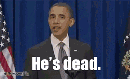 Cff GIF - Obama Hes Dead Door Kick GIFs
