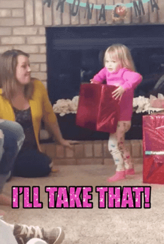 Ill Take That Gift GIF - Ill Take That Gift Excited GIFs