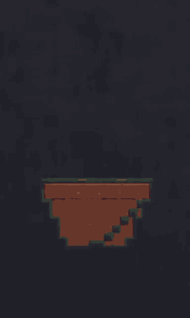 a pixel art of a flower with a green stem and leaves