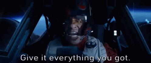 Star Wars Poe Dameron GIF - Star Wars Poe Dameron Give It Everything You Got GIFs