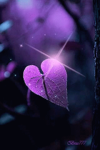 Purple Leaf GIF - Purple Leaf Heart GIFs
