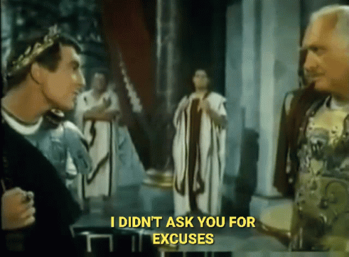 Excuses Slap GIF - Excuses Slap Caligula GIFs