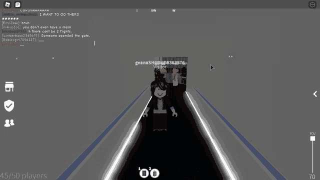 a screenshot of a video game with the number 70 at the bottom of the screen
