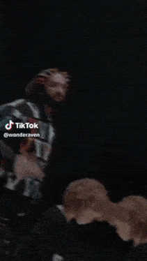 a blurred image of a person with the words tik tok doopy pants
