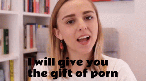 Hannah Witton I Will Give You The Gift Of Porn GIF - Hannah Witton I Will Give You The Gift Of Porn Gift Of Porn GIFs
