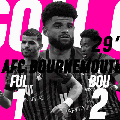 Fulham F.C. (1) Vs. A.F.C. Bournemouth (2) First Half GIF - Soccer Epl English Premier League GIFs