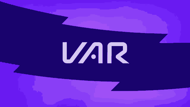 a purple background with the word var in white