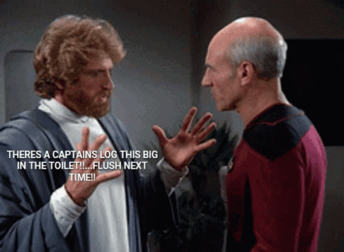 Funny Star Trek GIF - Funny Star Trek Captains Log GIFs
