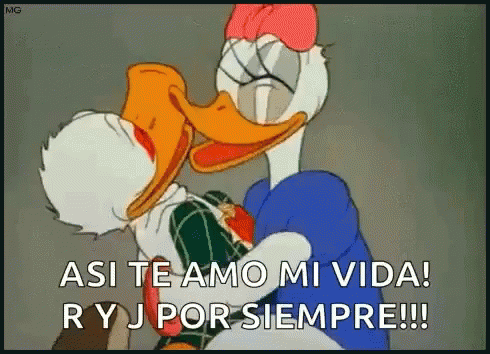Donald Duck Kisses GIF - Donald Duck Kisses Daisy Duck GIFs