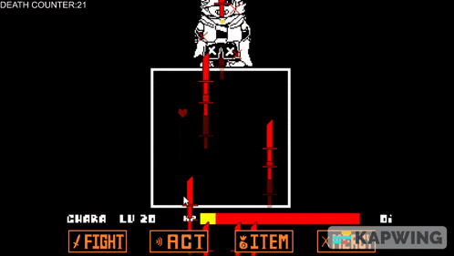 a screenshot of a video game called death counter 21 , which is a fighting game .
