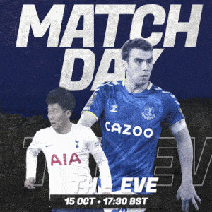 two soccer players on a poster that says match day the eve