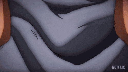 a close up of a person 's neck with netflix written on the bottom right