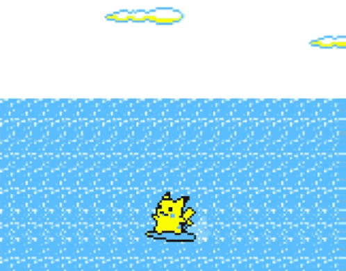 Pikachu Surf GIF