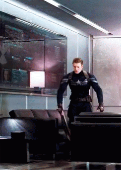 Captain America Winter Soldier GIF - Captain America Winter Soldier Shield GIFs