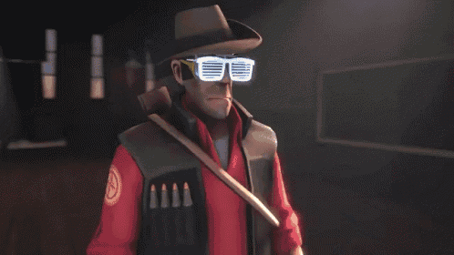 Bloody Hell Team Fortress GIF - Bloody Hell Team Fortress Shades GIFs