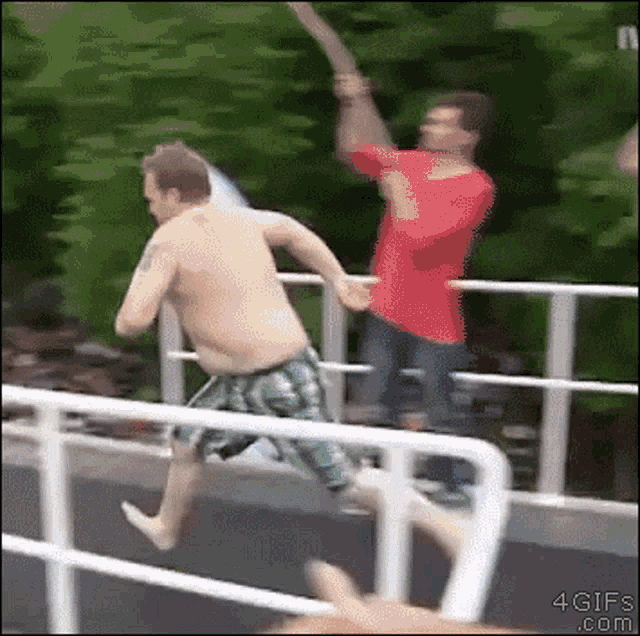 Pool Dive Running Bellyflop GIF - Pool Dive Running Bellyflop GIFs
