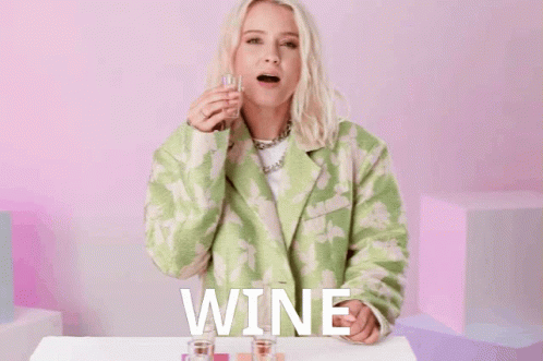 Zara Larsson Wine GIF - Zara Larsson Wine Cheers GIFs
