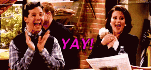 Yay GIF - Will And Grace Yay Excited GIFs