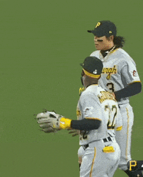 Pittsburgh Pirates Outfield GIF - Pittsburgh Pirates Outfield Celebration GIFs