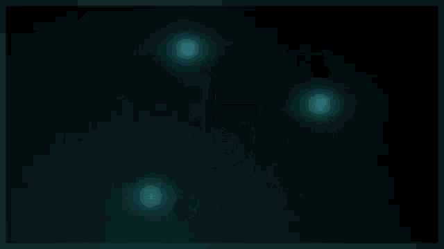 a glowing heart is drawn on a black background