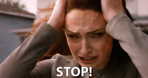 Stop Jean Grey GIF - Stop Jean Grey Sophie Turner GIFs