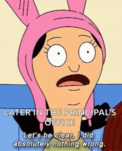 Be Clear Louise GIF