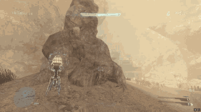 a screenshot of a video game with the number 6 on the bottom left