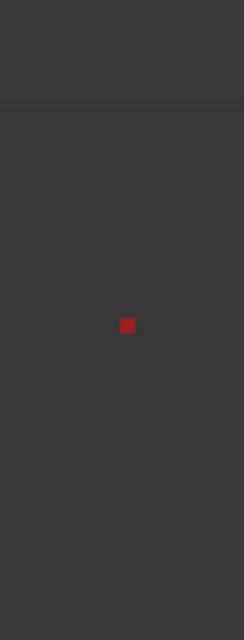 there is a red circle in the middle of a dark background .