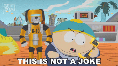 This Is Not A Joke Eric Cartman GIF - This Is Not A Joke Eric Cartman K10 GIFs