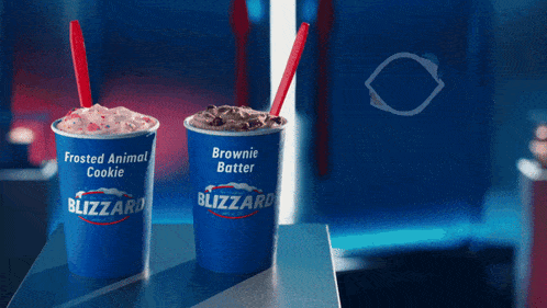 Dairy Queen Frosted Animal Cookie Blizzard GIF