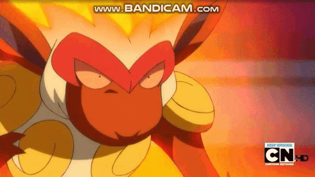 a cartoon character with a cn logo on the bottom of the screen