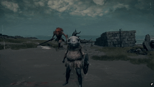 a screenshot of a video game shows a monster with a flame coming out of its mouth