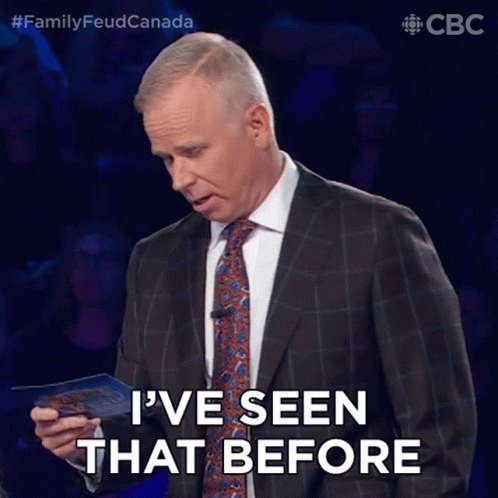 Ive Seen That Before Gerry Dee GIF - Ive Seen That Before Gerry Dee Family Feud Canada GIFs