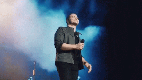 Excited On Stage GIF - Excited On Stage Entertainer GIFs