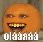 Laranjinha Laranjairritante Laranja Olá Oi GIF - Orange Annoying Orange Hello GIFs