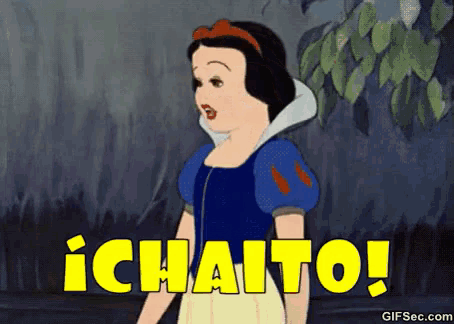 snow white from snow white and the seven dwarfs says ichaito in spanish