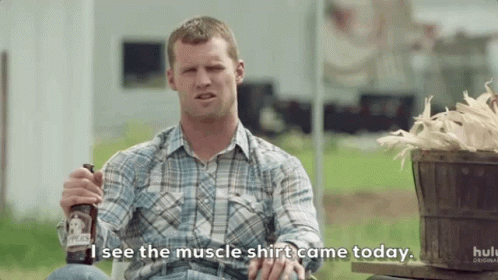 Letter Kenny Muscles GIF - Letter Kenny Muscles Muscle Shirt GIFs