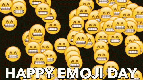 Emoji Day GIF - Happy Emoji Day Grin Emoji Smile GIFs