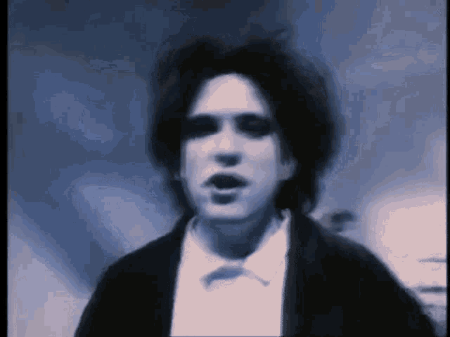 Robert Smith The Cure GIF - Robert Smith The Cure Singing GIFs