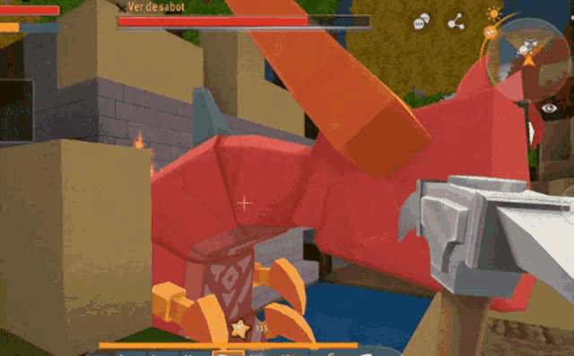 a screenshot of a video game that says ver desabot on the top