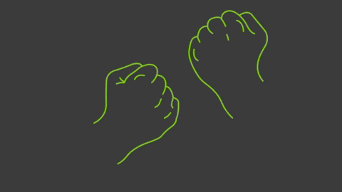 a drawing of a person 's hand with their fingers crossed