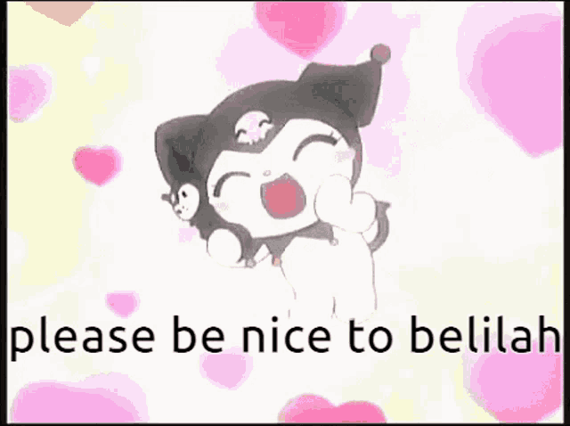 Kuromi Please Be Nice To Belilah GIF