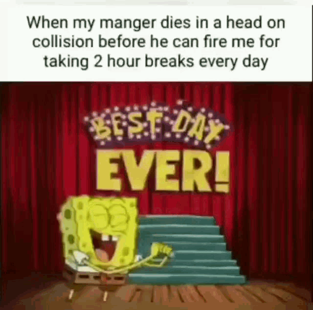 Manager Head On Collision GIF - Manager Head On Collision Spongebob GIFs